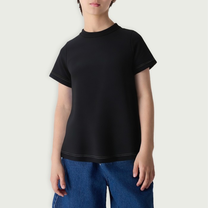 Boys' Cotton Breathable Round Neck Short Sleeve T-Shirt
