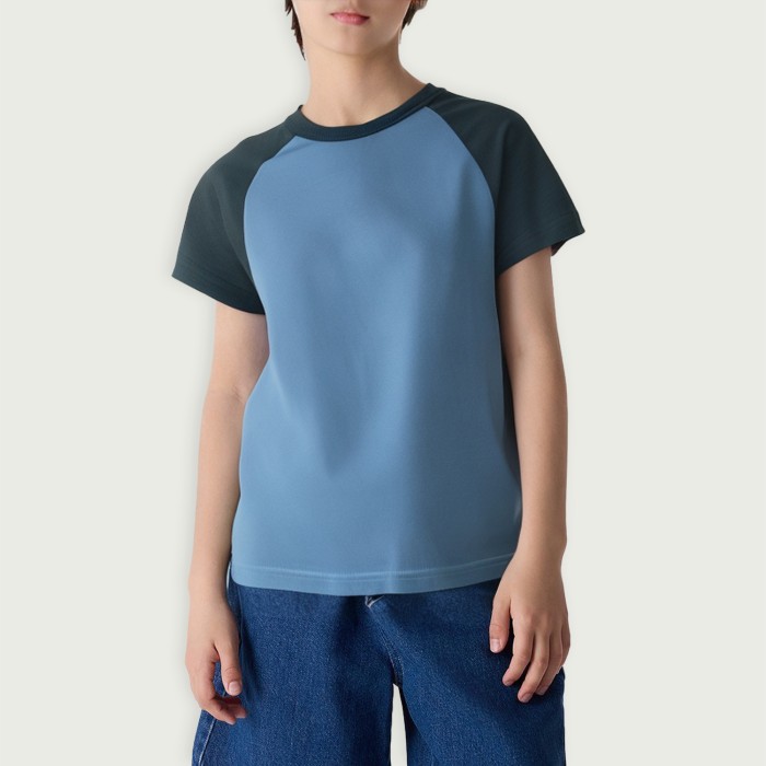 Toddler Boys Solid Color Round Neck Short Sleeve T-Shirt