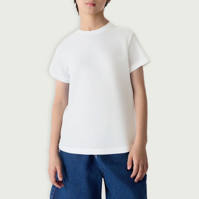 Children's round neck short sleeve casual top