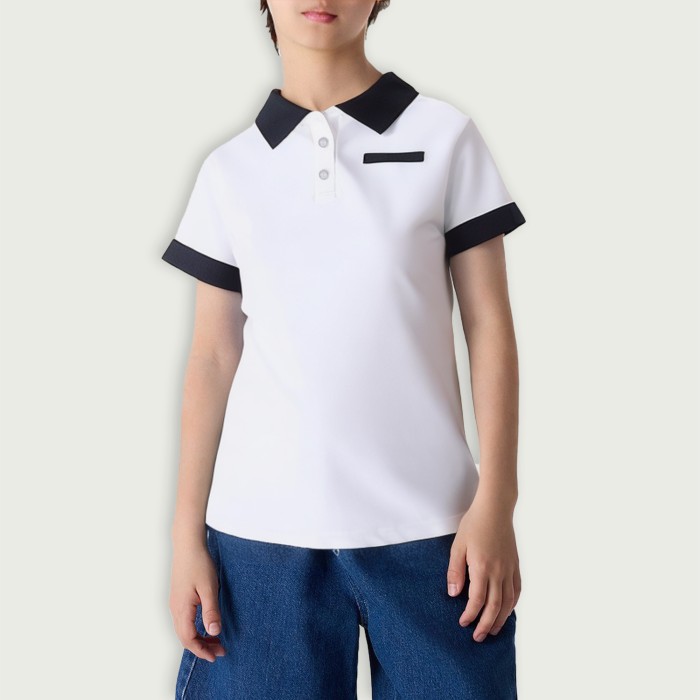 Boys' Short Sleeve Pique Polo Shirt