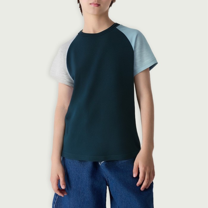 Cotton Boys Cartoon Round Neck Short Sleeve T-Shirt