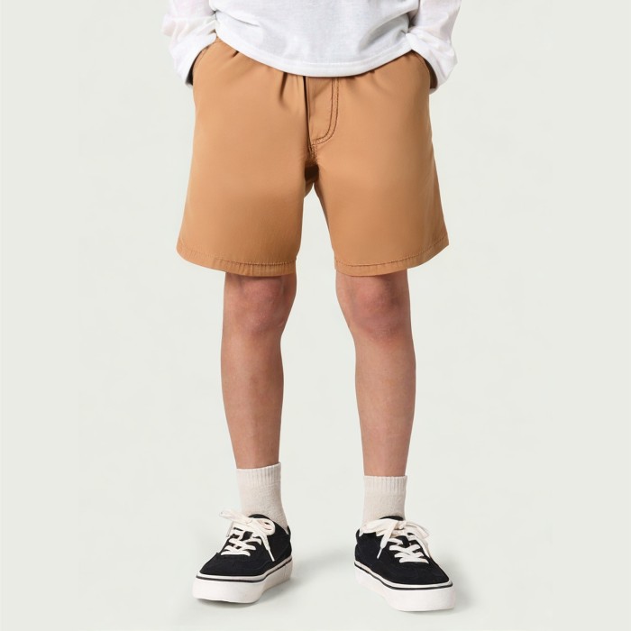 Boys Cotton Pull-On Drawstring Shorts