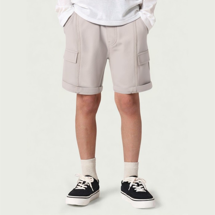 Summer new boys' cotton blended casual shorts