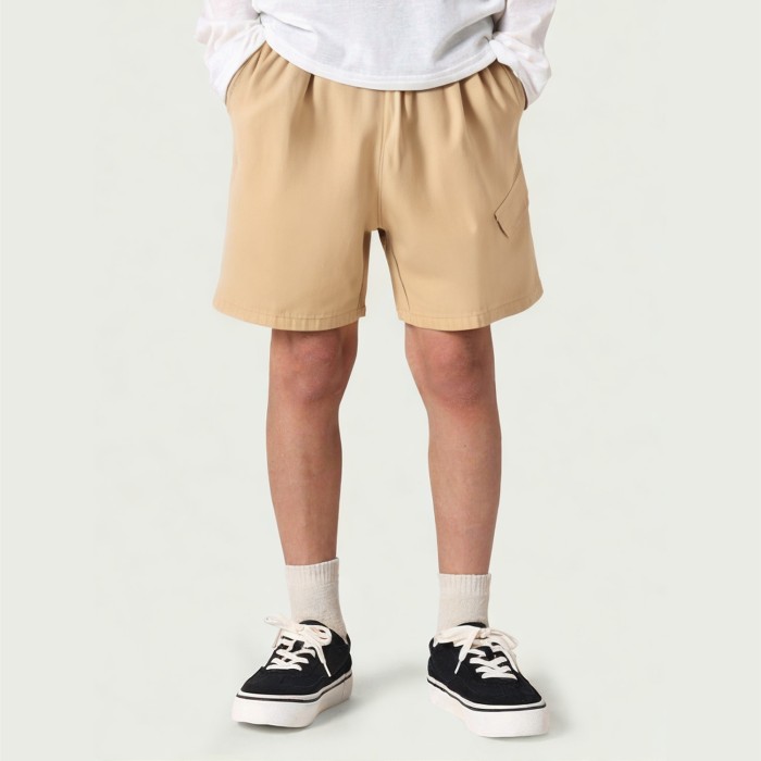 Toddler boy solid color sports shorts