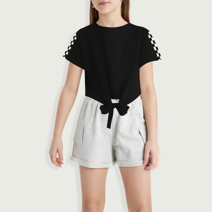 Slim Fit Short Sleeve Crew Neck Cotton Jersey T-Shirt