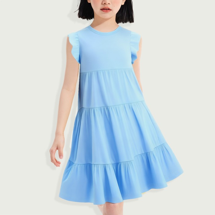 Girls Organic Cotton Summer Dress