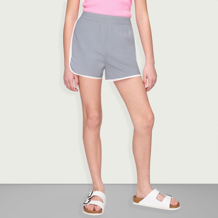 Retro sports style casual fitness pants running shorts