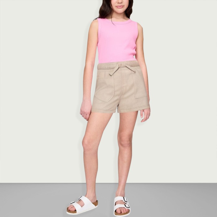 Summer Soft Knit Pull-On Shorts