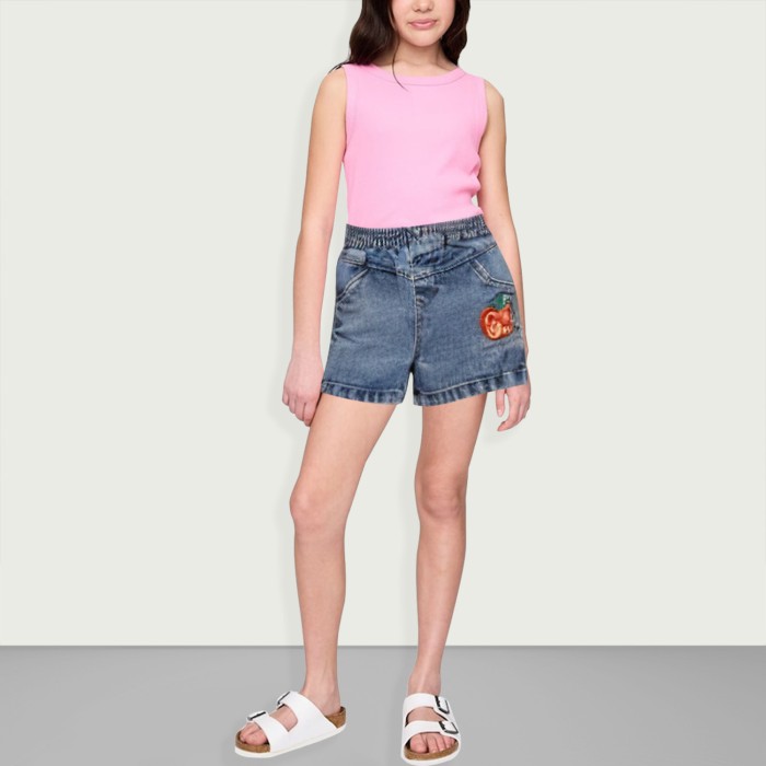 Summer Children Girls Denim Casual Sweet Shorts