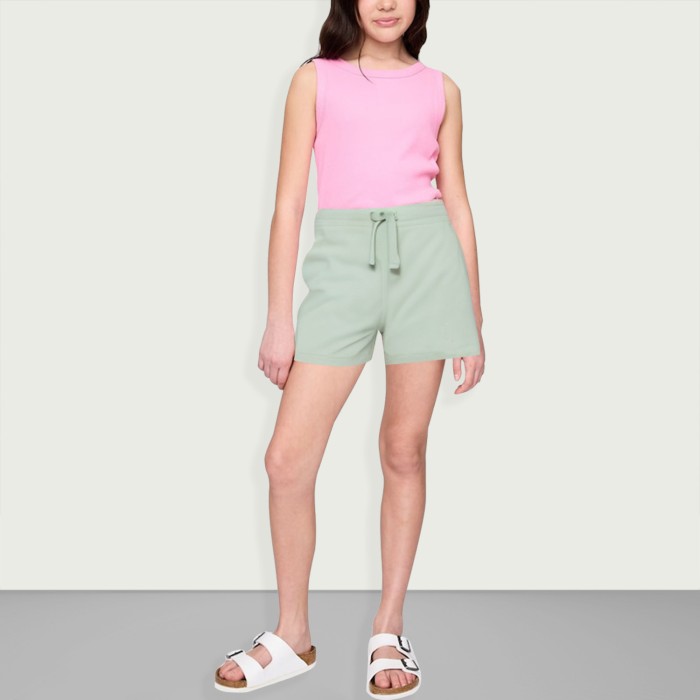 Summer children's casual drawstring cotton velvet sports shorts